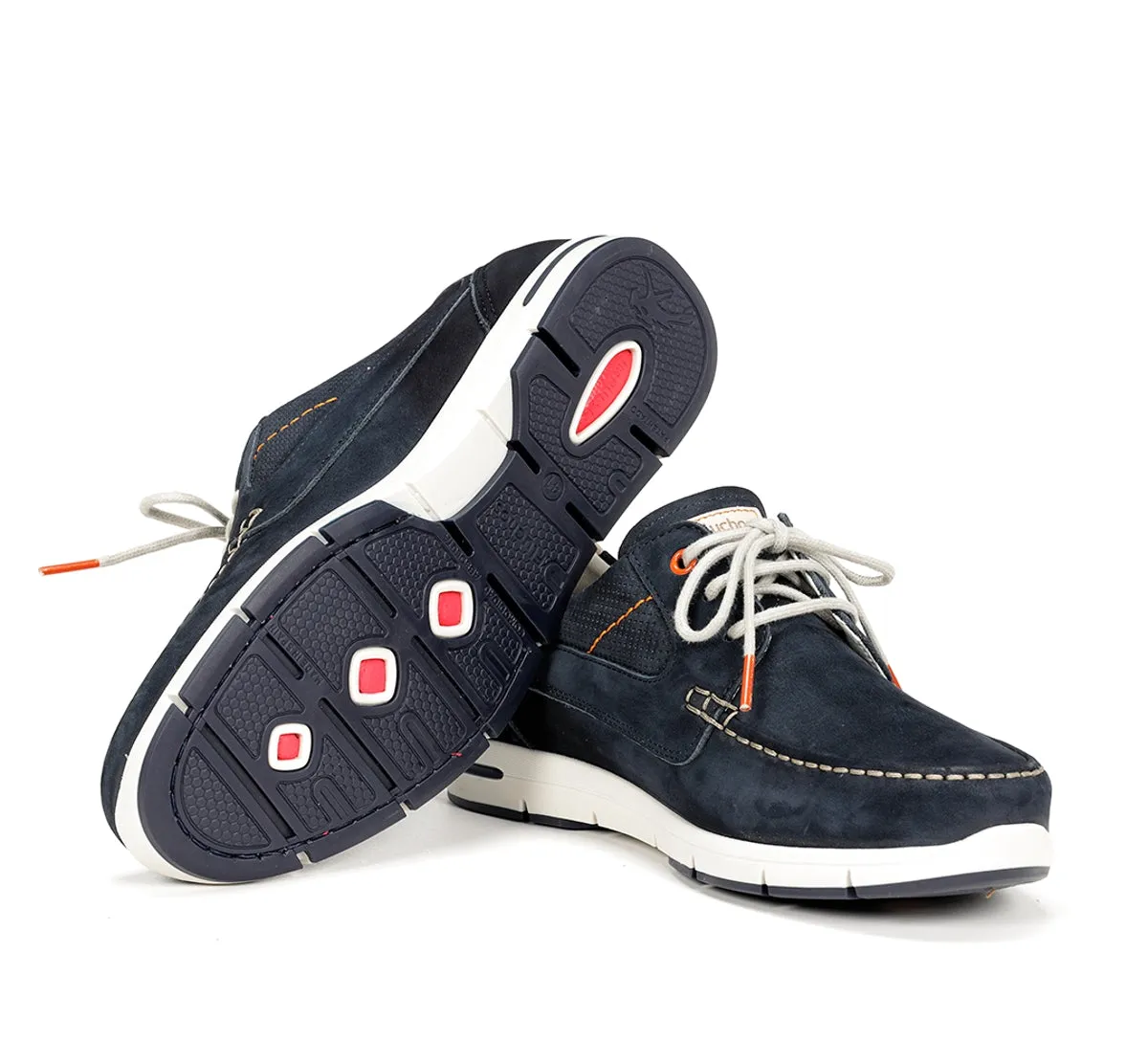 Fluchos Yannic F1695 scarpe uomo blu stringate