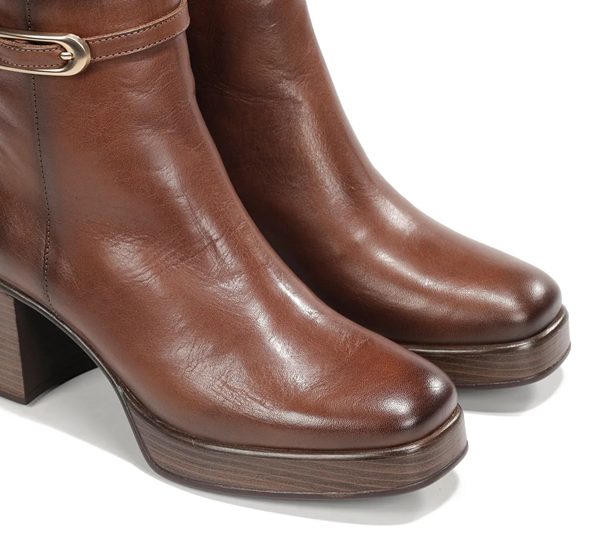 Fluchos Cristel D9733 stivaletti marrone donna