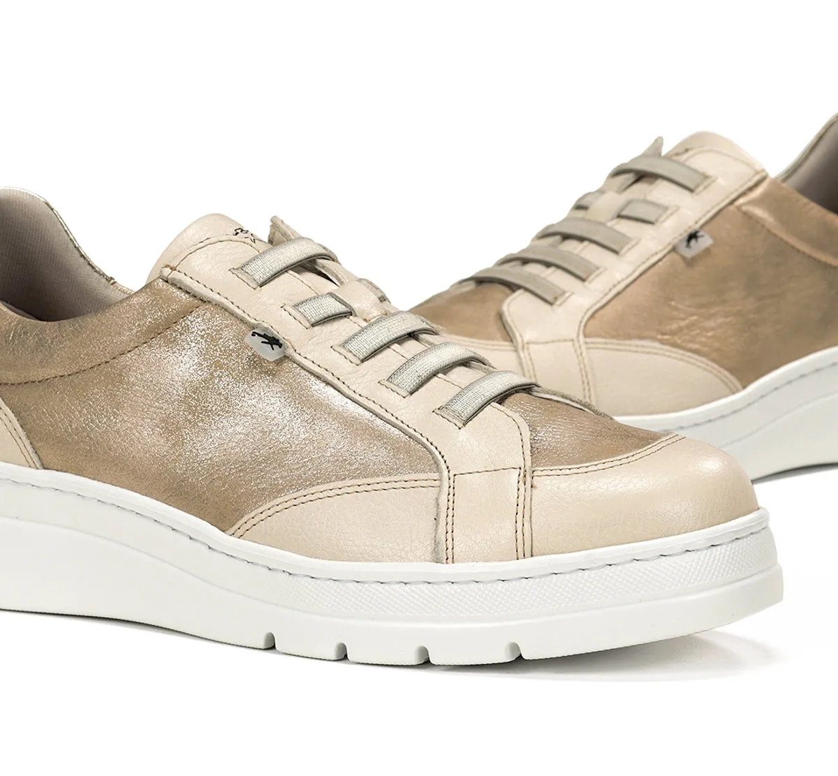 Fluchos Pompas F1918 sneakers donna tortora leggere