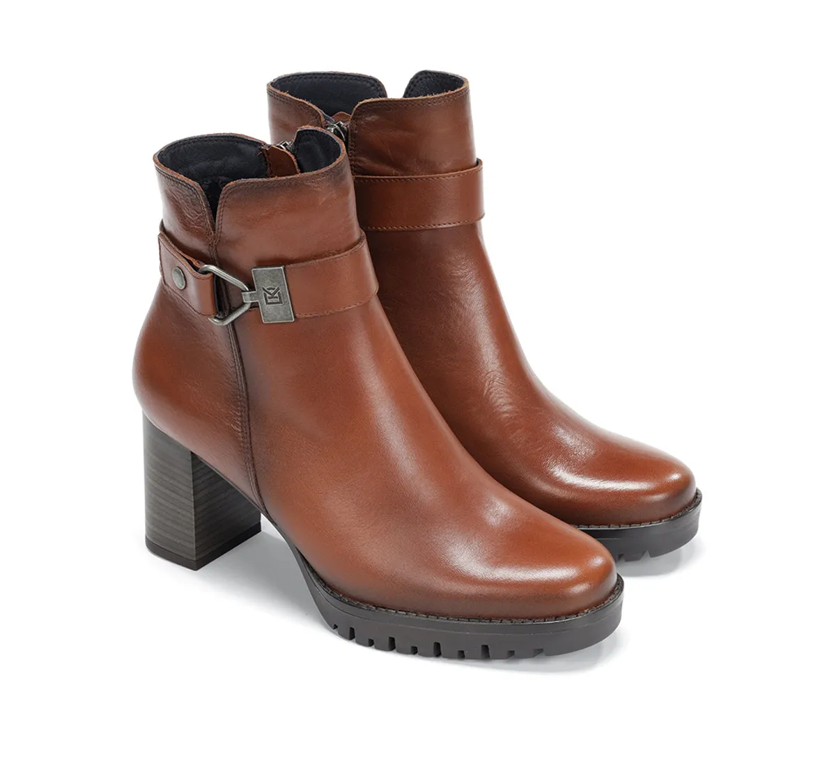 Dorking Evie D8961 Tronchetti Donna Marroni Tacco