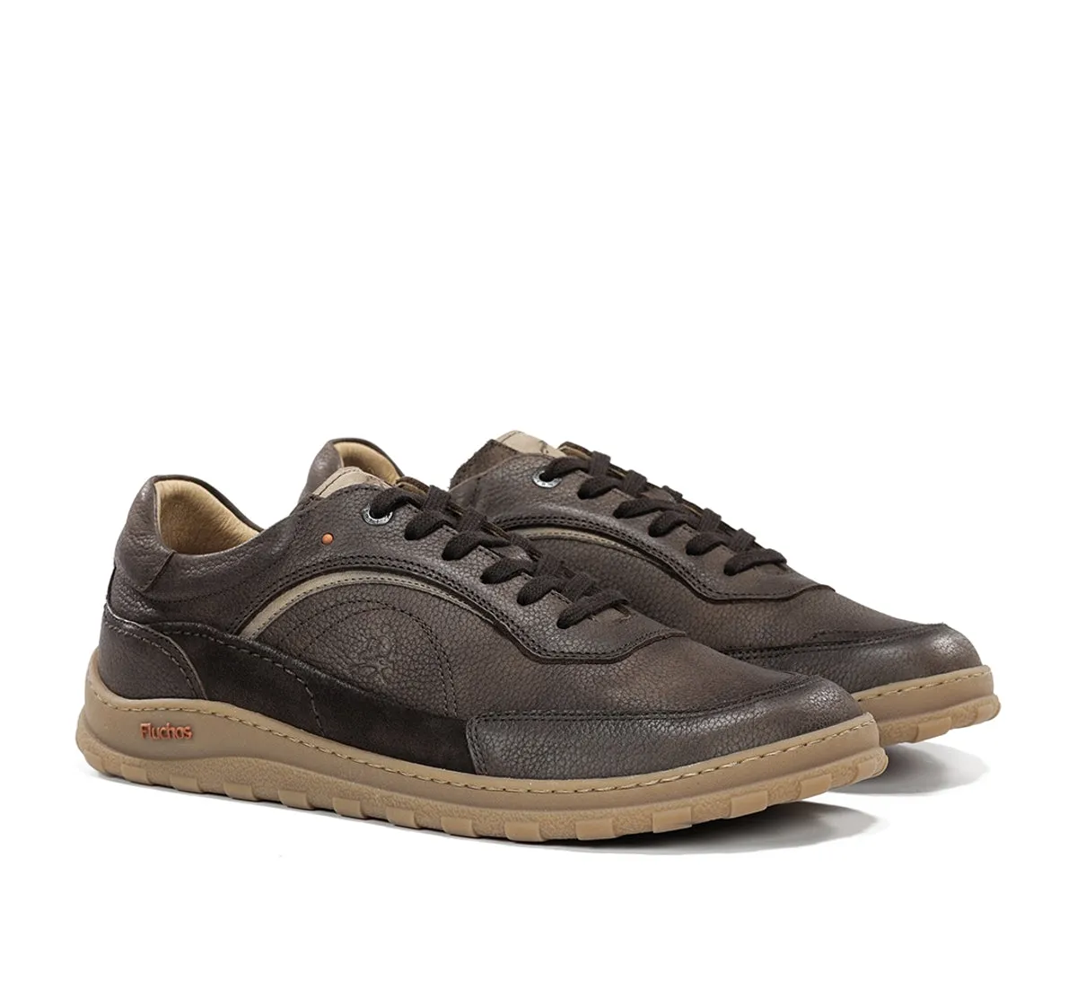 Fluchos Jerry F2505 sneakers marroni uomo pianta larga