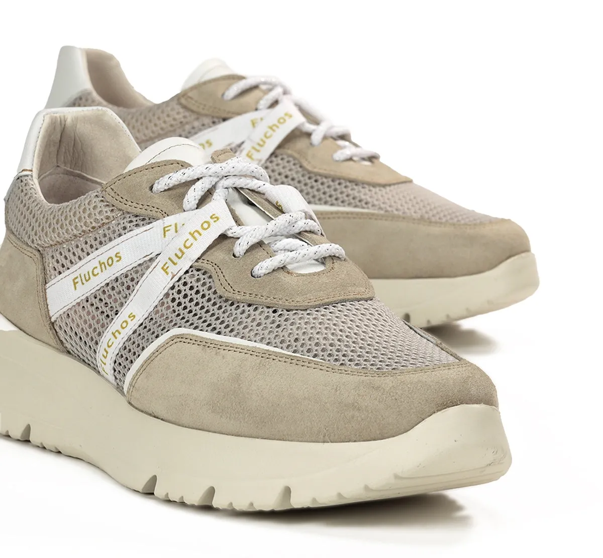 Fluchos Eira F1683 sneakers donna taupe casual