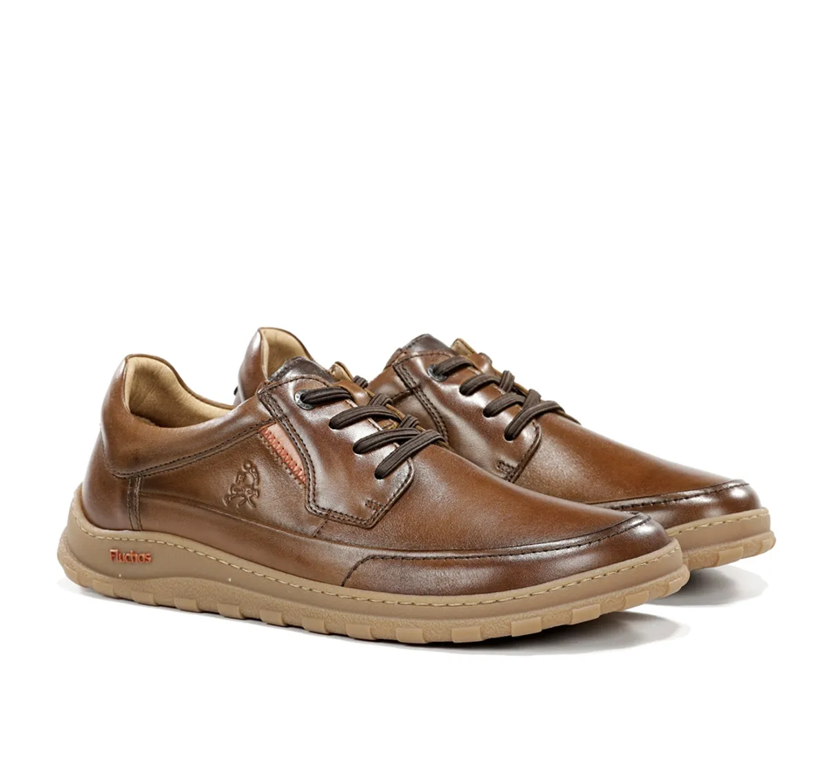Fluchos Jerry F2504 scarpa uomo marrone pianta extralarga