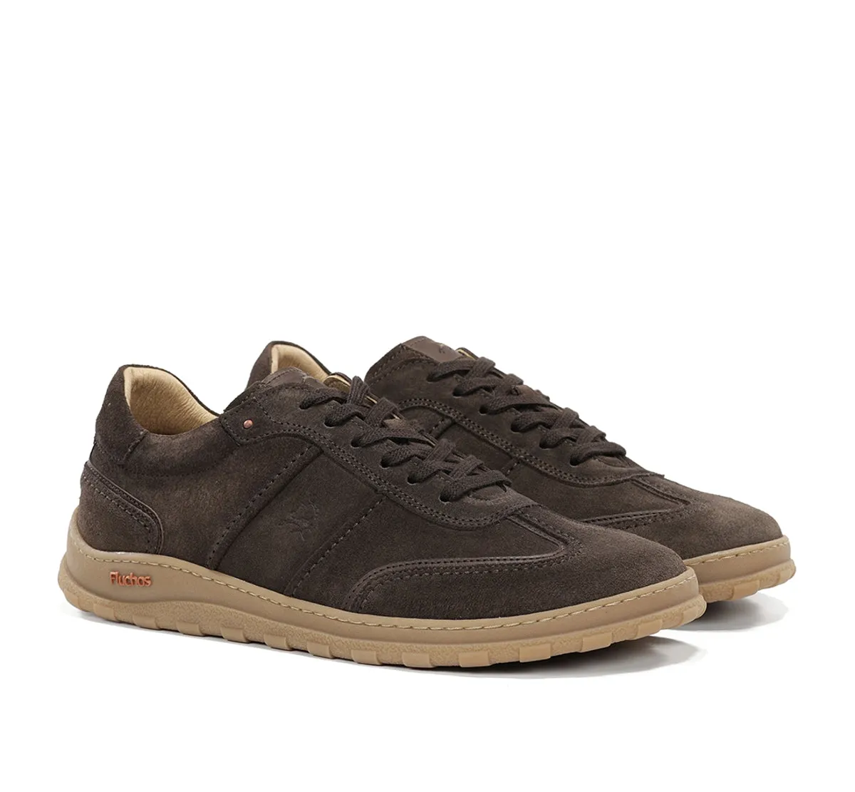 Fluchos Jerry F2502 sneakers uomo marroni larga