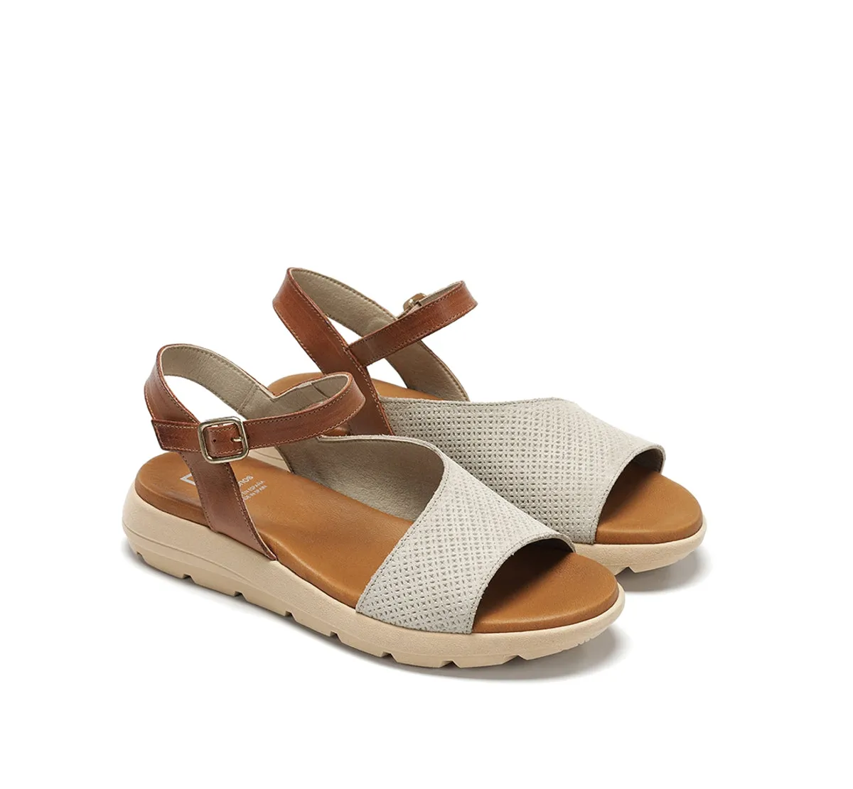 Fluchos Gandia D9464 sandali donna taupe