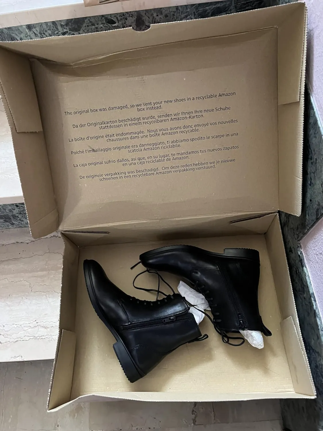 Ecco Dress Classic 15 stivali donna 35 nero pelle