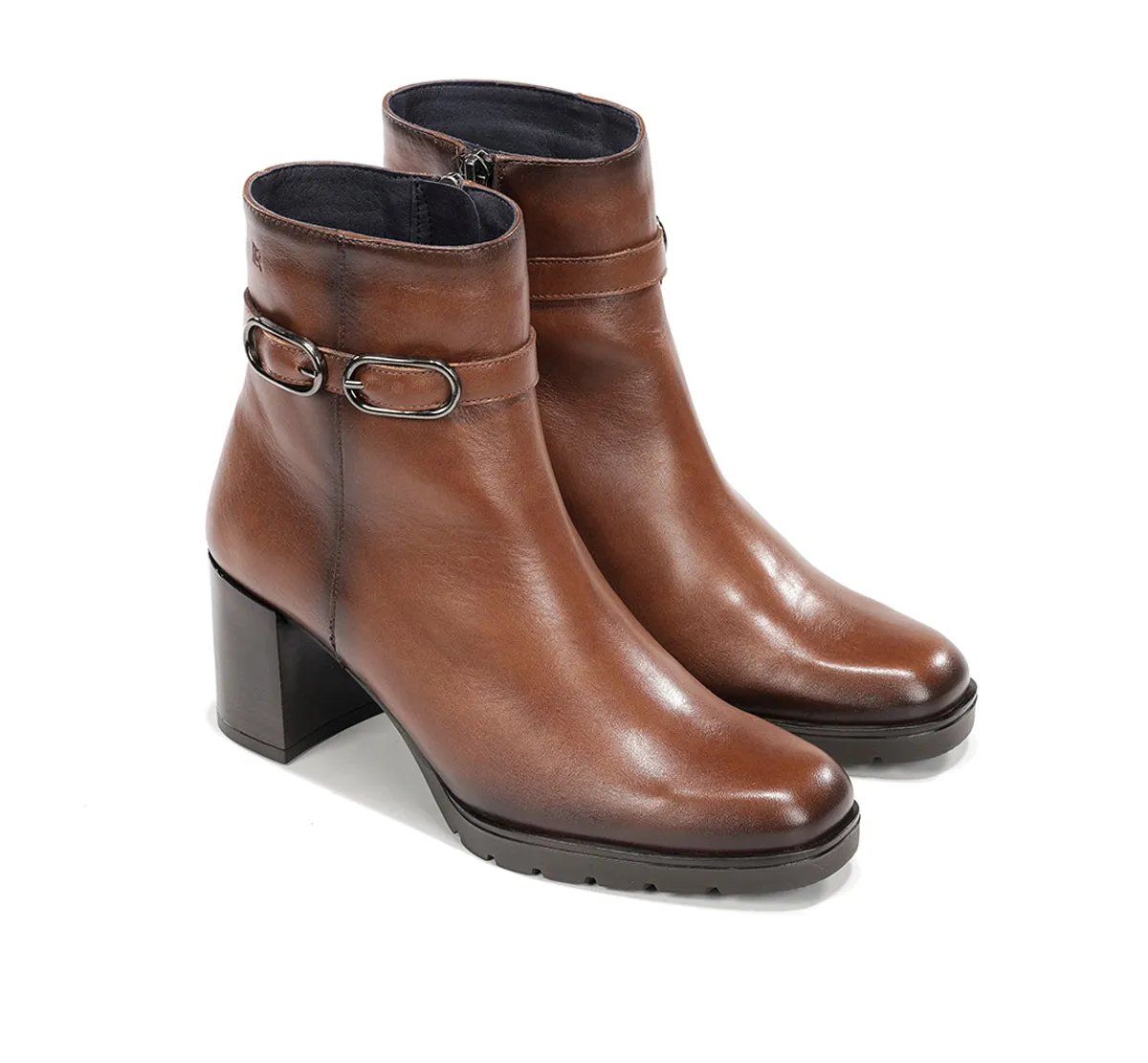 Dorking Sesma D9809 Stivaletti Donna Marroni col Tacco