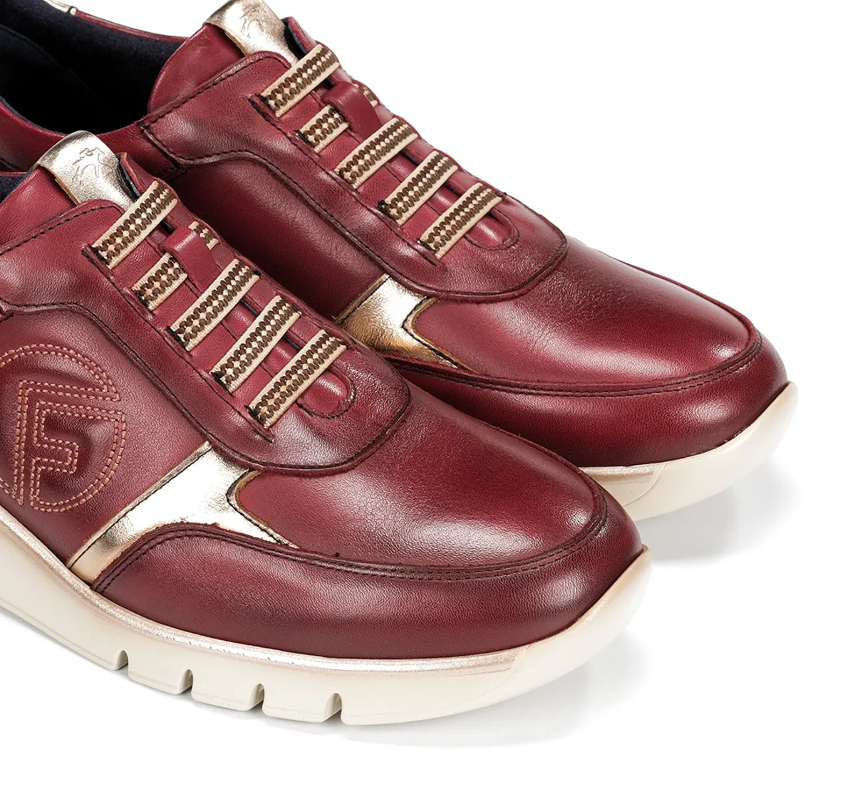 Fluchos Union F2074 Sneakers Donna Rosse Ampie