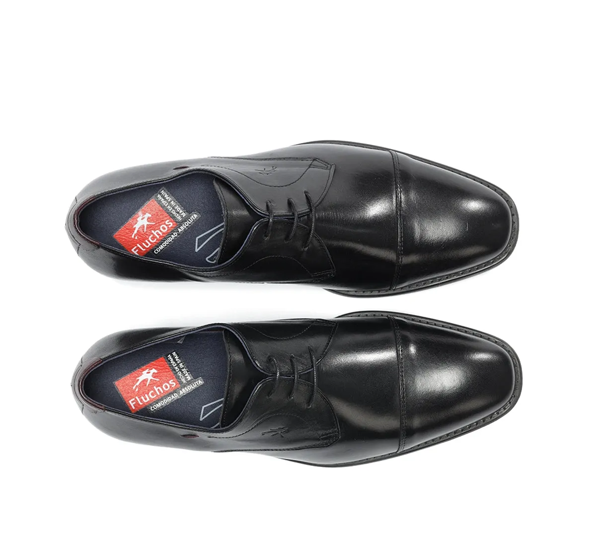 Fluchos Luke F1055 scarpe uomo nere classiche