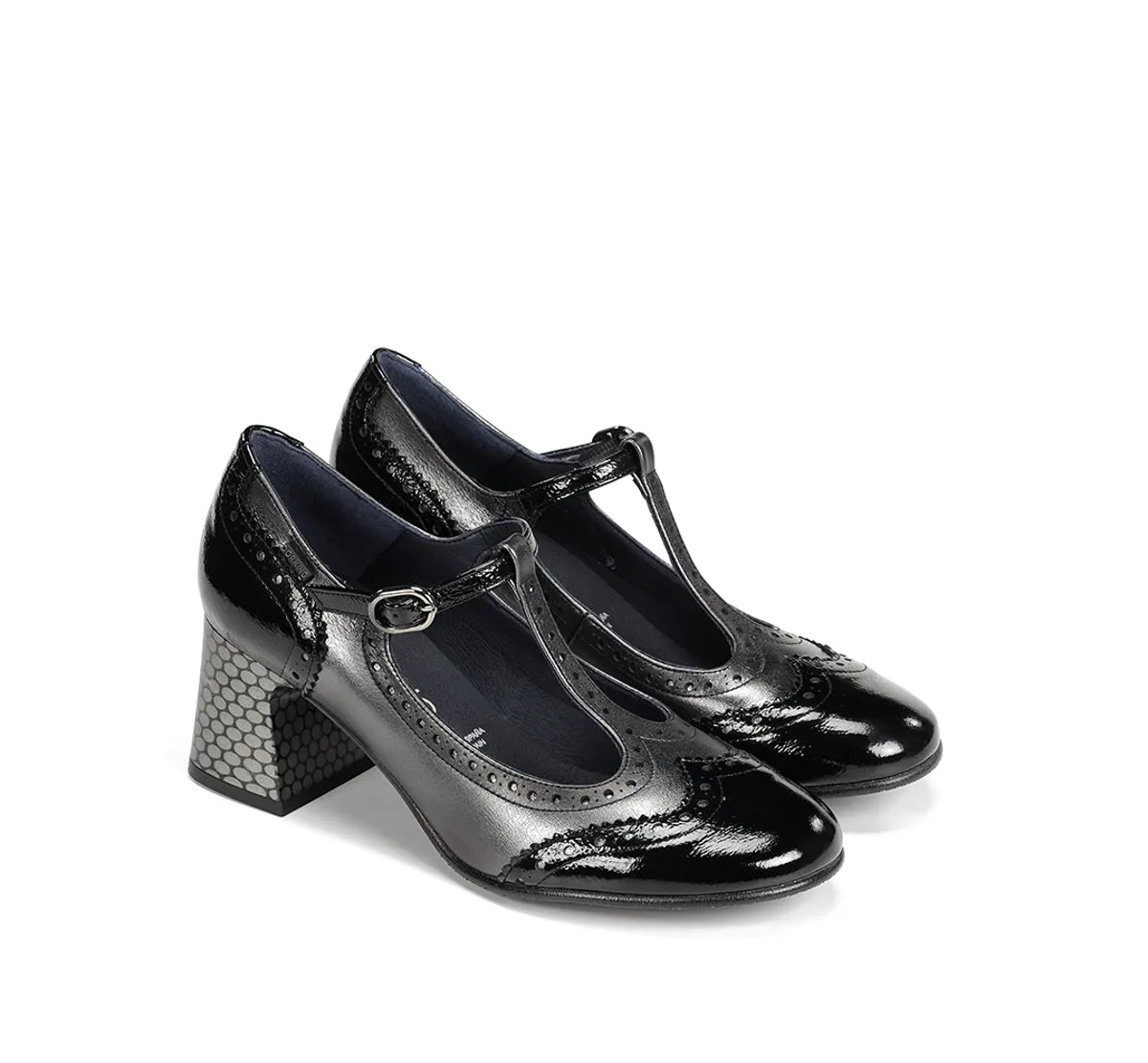 Fluchos Dacy D9618 mocassino donna grigio tacco
