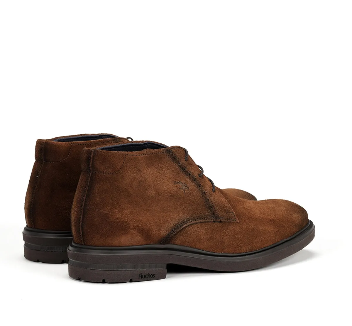 Fluchos Belgas F0772 stivaletti marroni suola Light
