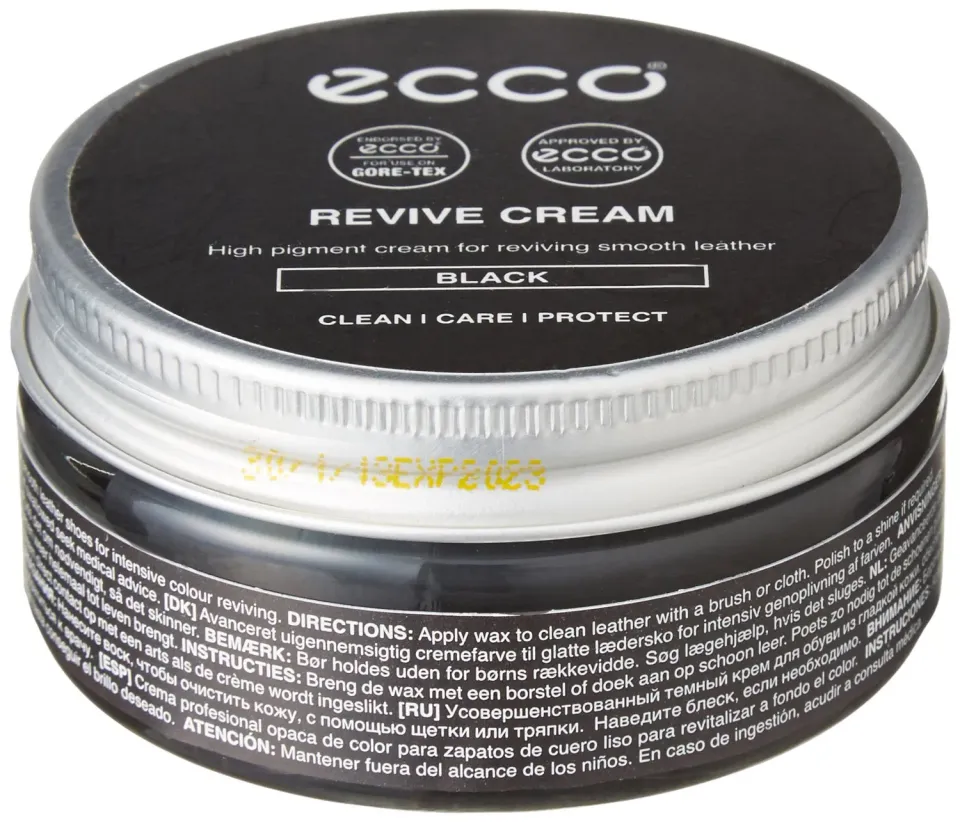 Ecco Shoe Care Clean crema scarpe pelle nutriente