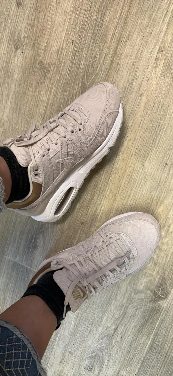 Nike Air Max Command sneakers donna pelle bianche