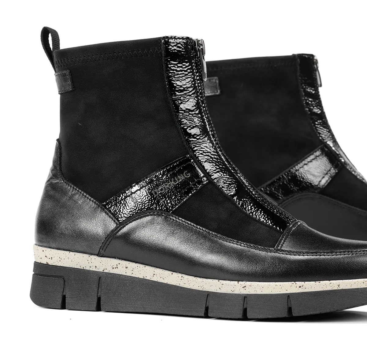 Dorking by Fluchos India D9331 Stivaletto Nero Donna