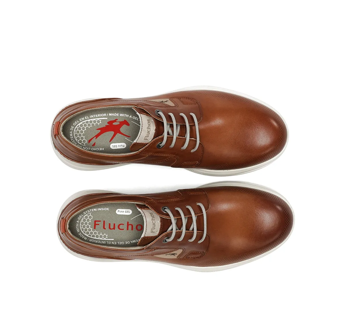 Fluchos Kadir F2444 scarpe marroni uomo leggere
