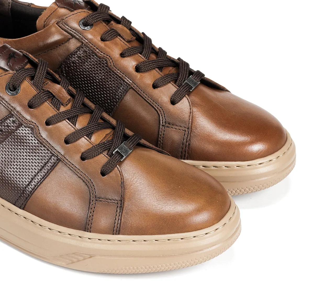 Fluchos Boston F2043 sneakers uomo marroni casual