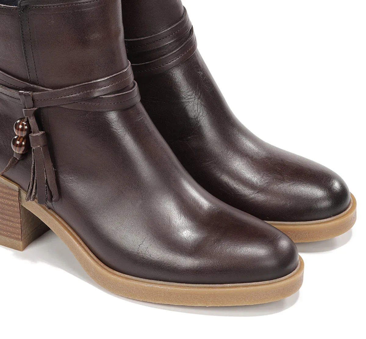 Fluchos Aroma D9756 stivaletti marroni donna comodi