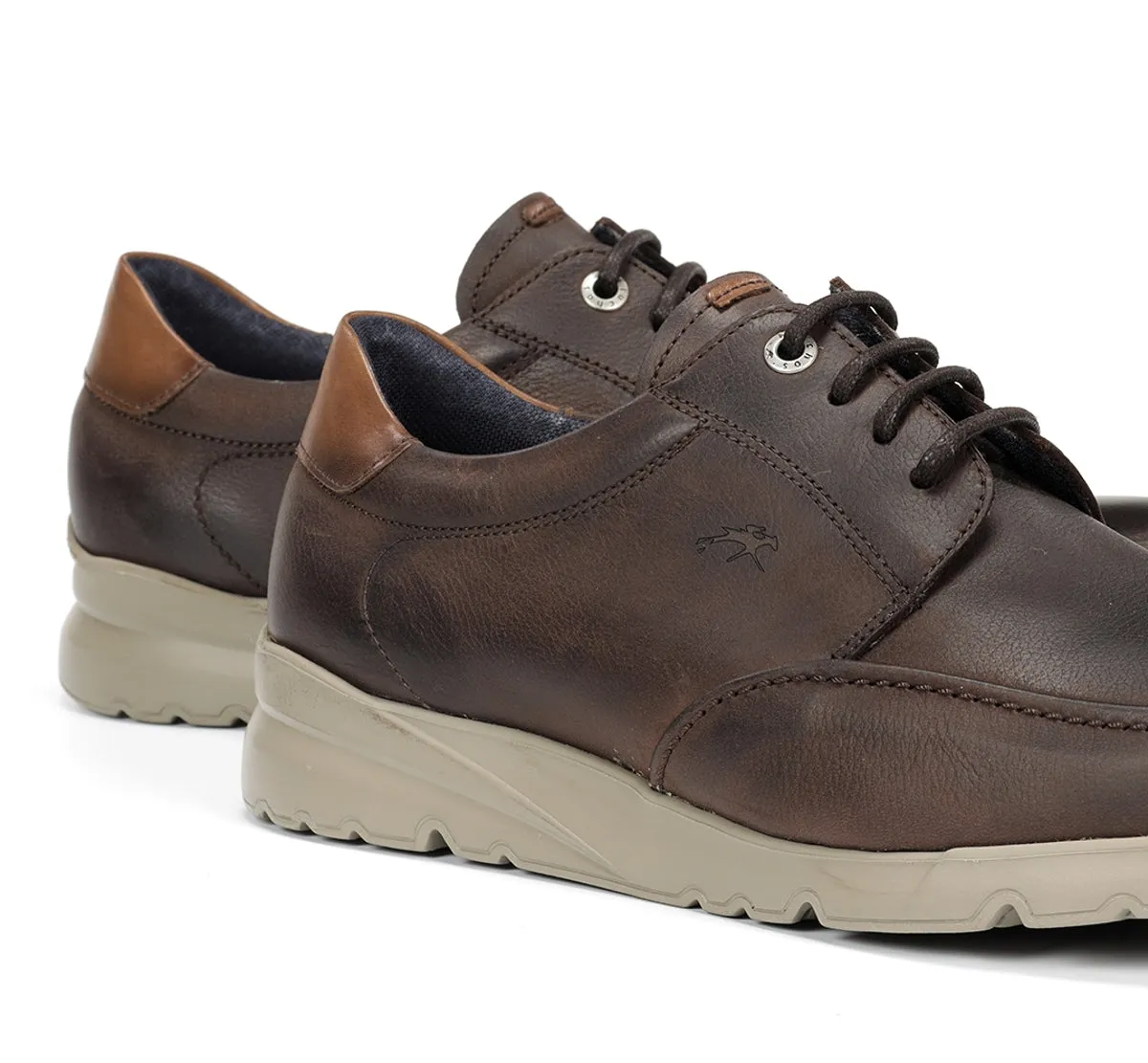 Fluchos Daryl F1460 scarpe uomo marroni classiche