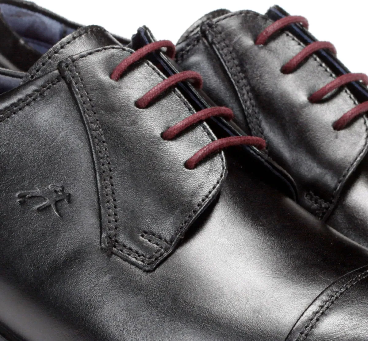 Fluchos Heracles 8412 scarpe uomo nere eleganti