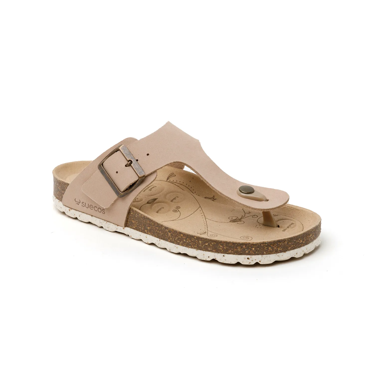 Suecos Viky Soft sandali donna taupe ergonomici