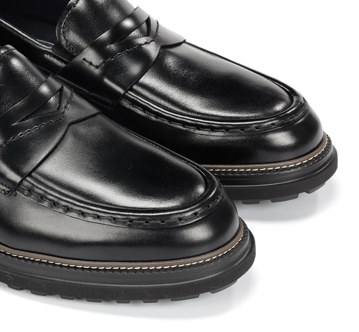 Fluchos Lincon F2058 mocassini uomo neri pelle