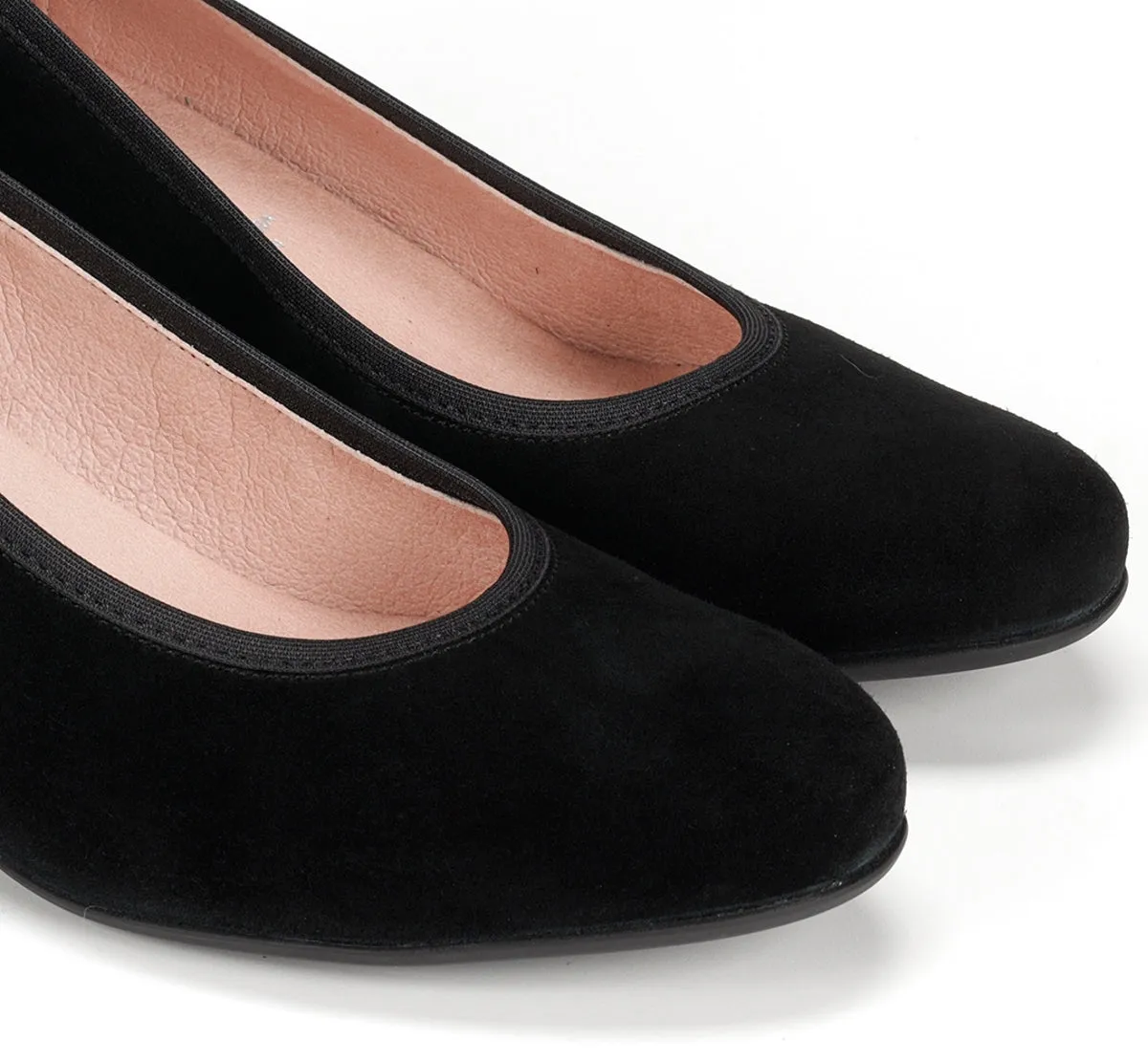 Fluchos Geminis D8469 scarpe donna nero tacco medio