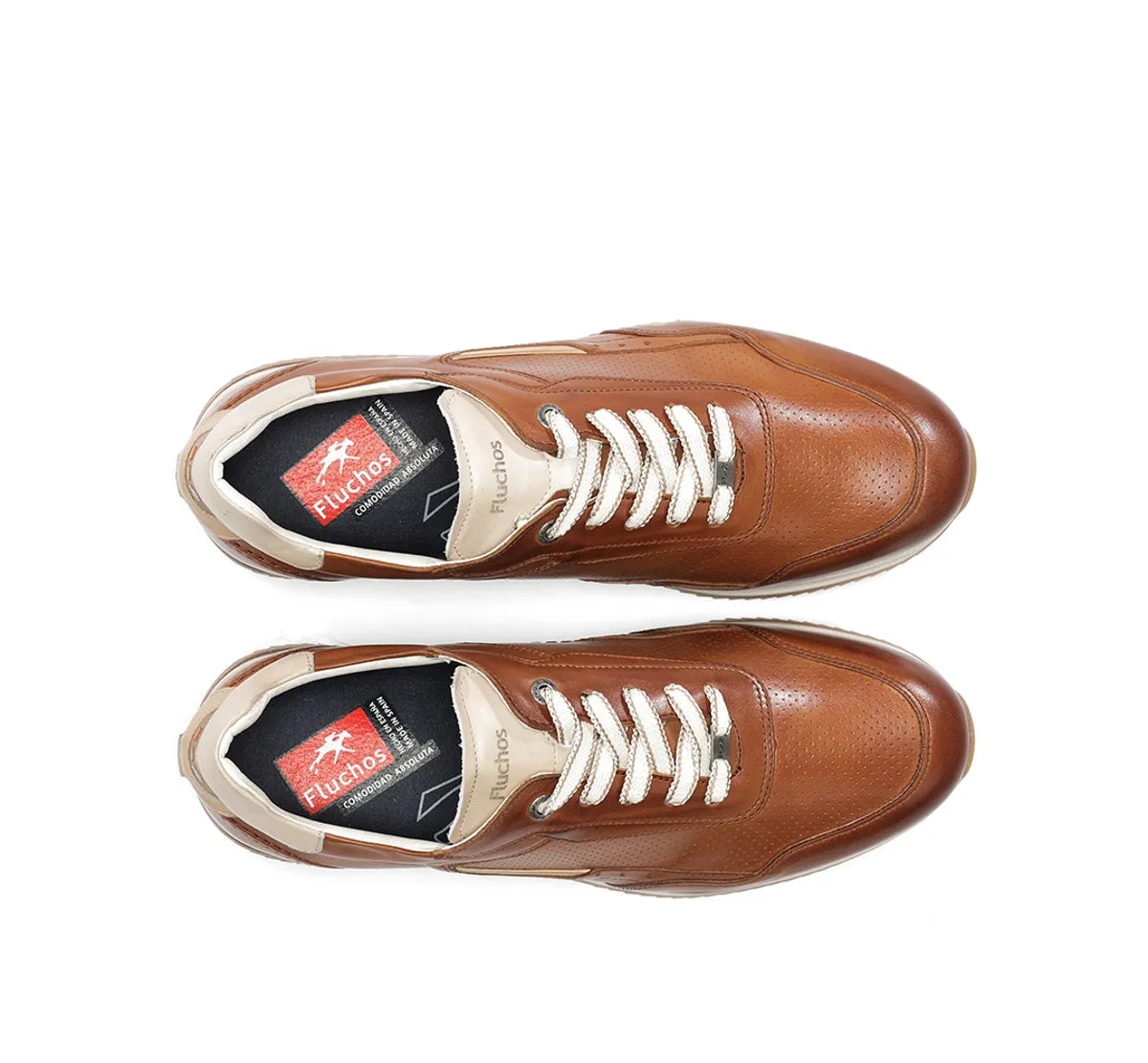 Fluchos Samir F2186 sneakers uomo marrone comode