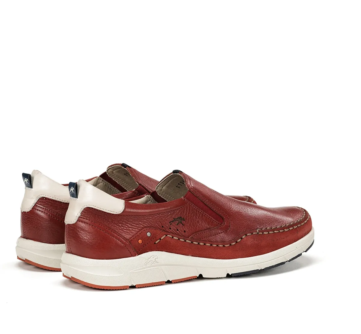 Fluchos Kai F1985 slip on uomo rosse senza lacci