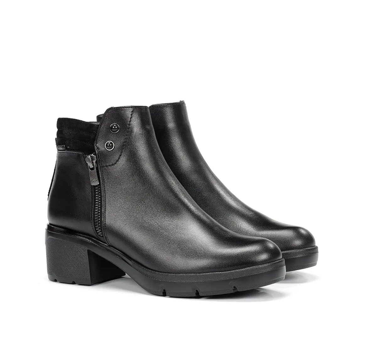 Fluchos Fugaz F2102 tronchetti donna neri tacco