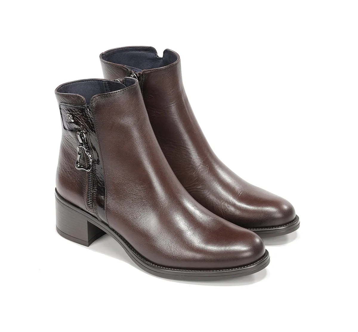 Dorking Chiara D9434 stivaletti donna marrone tacco