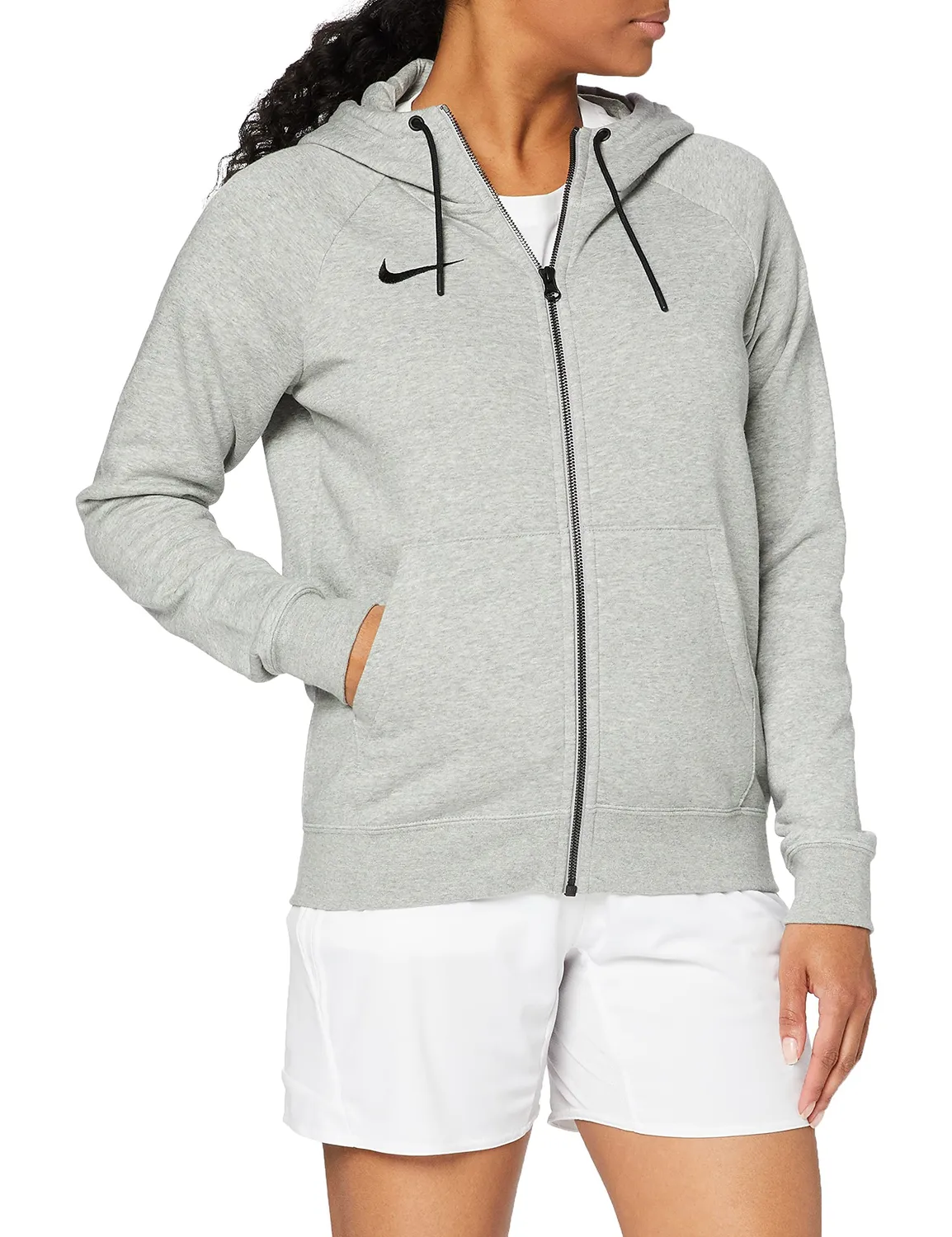 Nike Team Club 20 felpa donna cappuccio zip intera pile