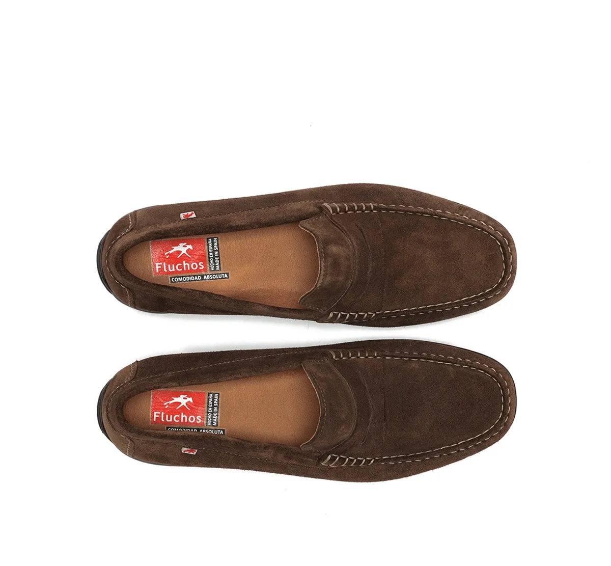 Fluchos Samoa F2207 mocassini uomo marroni pelle