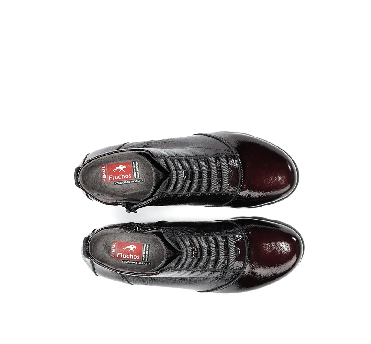 Fluchos Susan F0356 stivaletti bordeaux sportivi