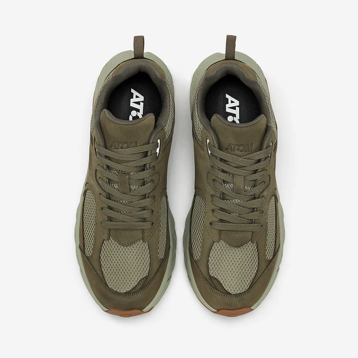 Fluchos Urban AT181 sneakers uomo verde suola alta