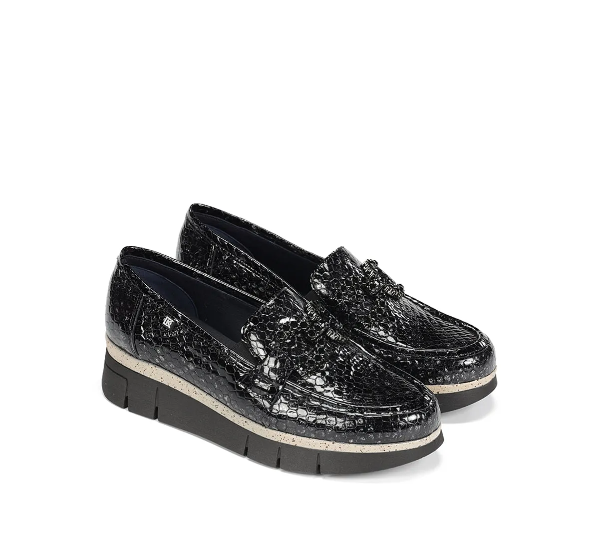 Fluchos India D9325 mocassini sportivi grigi donna