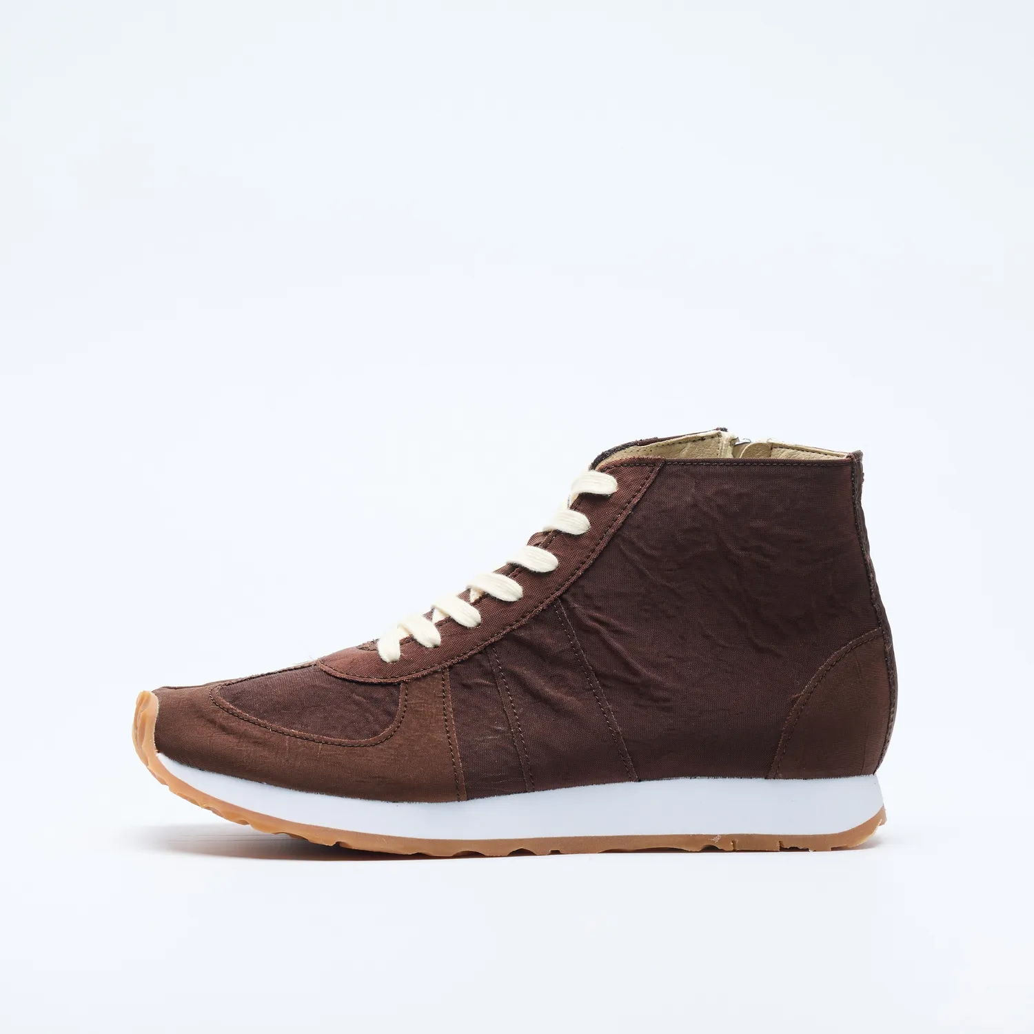 Tabito Brace Trainer tabito22 sneakers marrone zip laterale