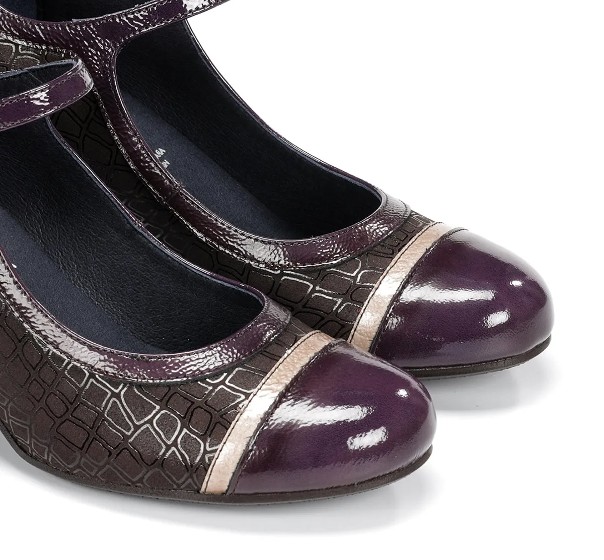 Dorking Rodin D8669 scarpe donna marrone fibbia
