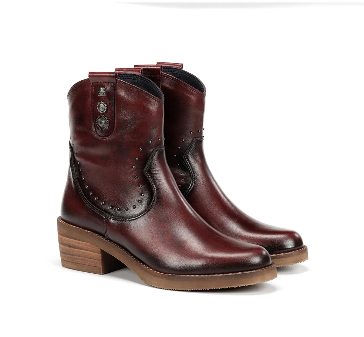 Dorking Layla D9549 stivaletti donna bordeaux zip