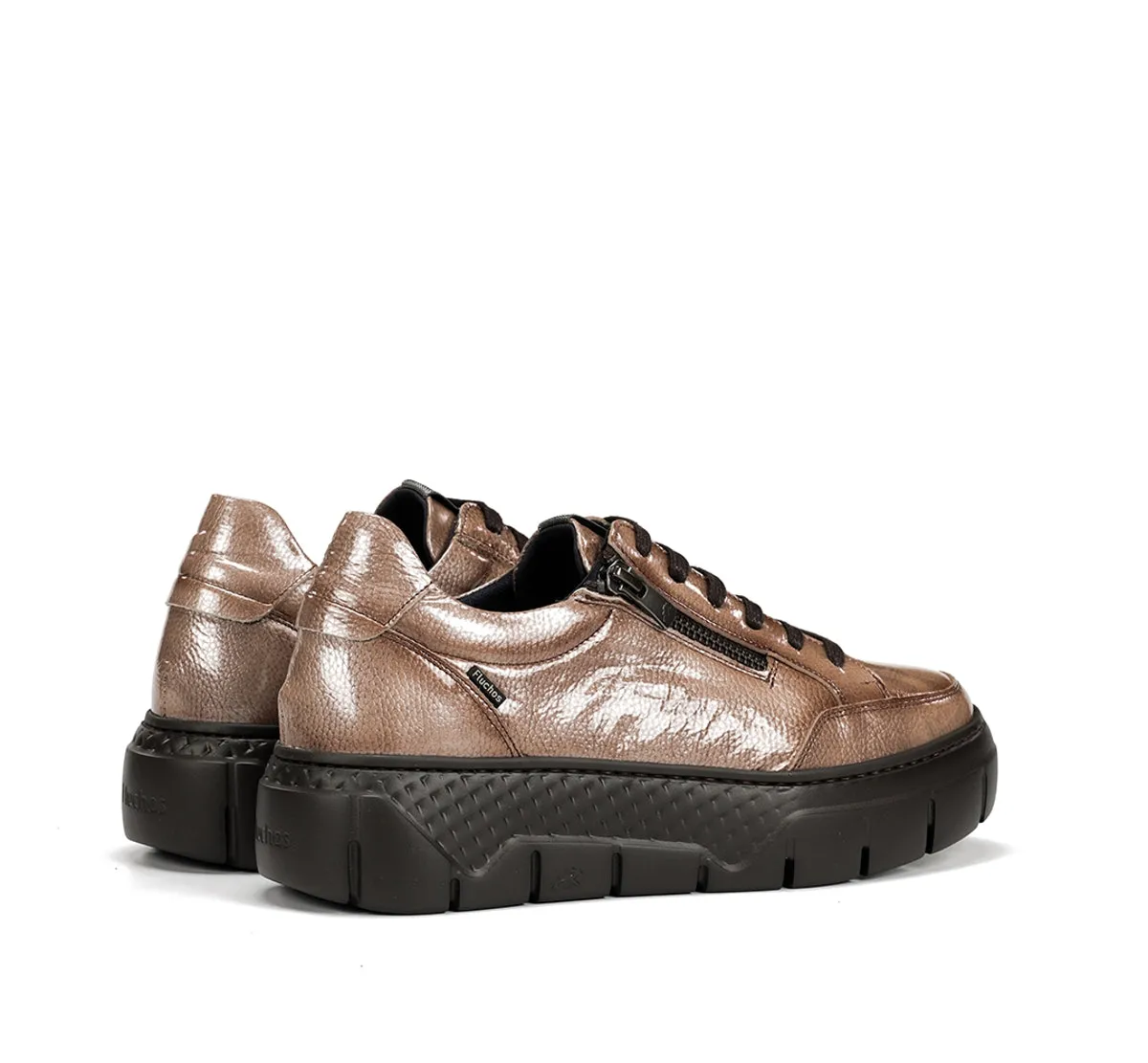 Fluchos Ilia F2306 sneakers donna taupe zeppa