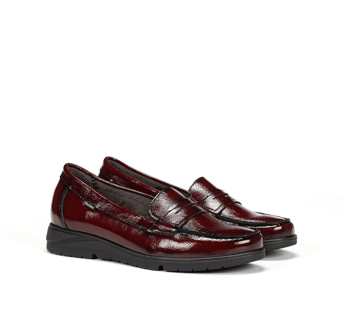 Fluchos Styll F1835 mocassini donna rossi grip