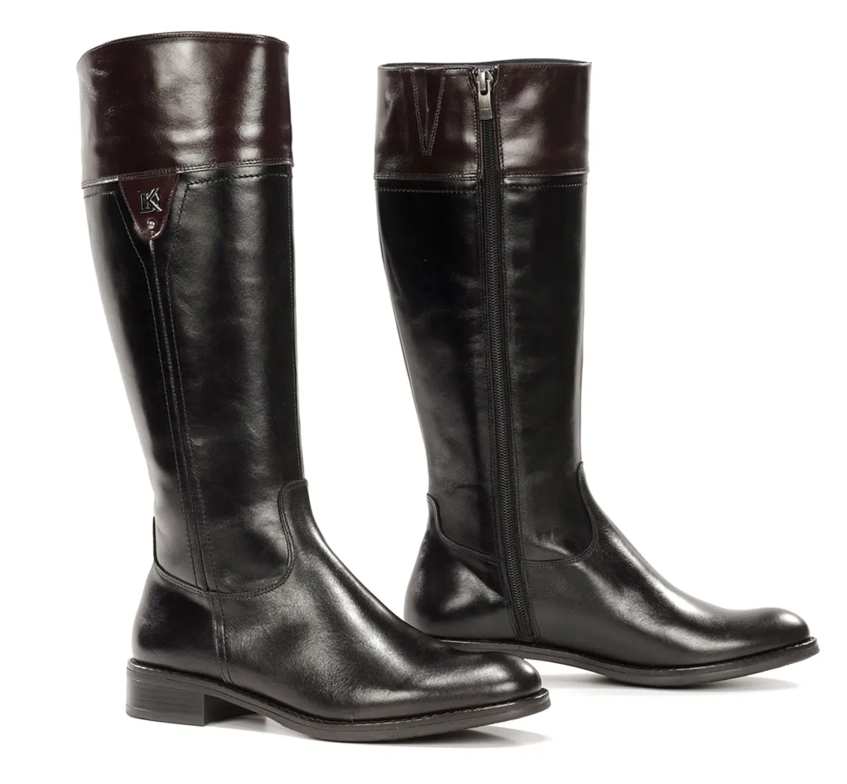 Fluchos Tierra D9827 Stivali Donna Neri Eleganti