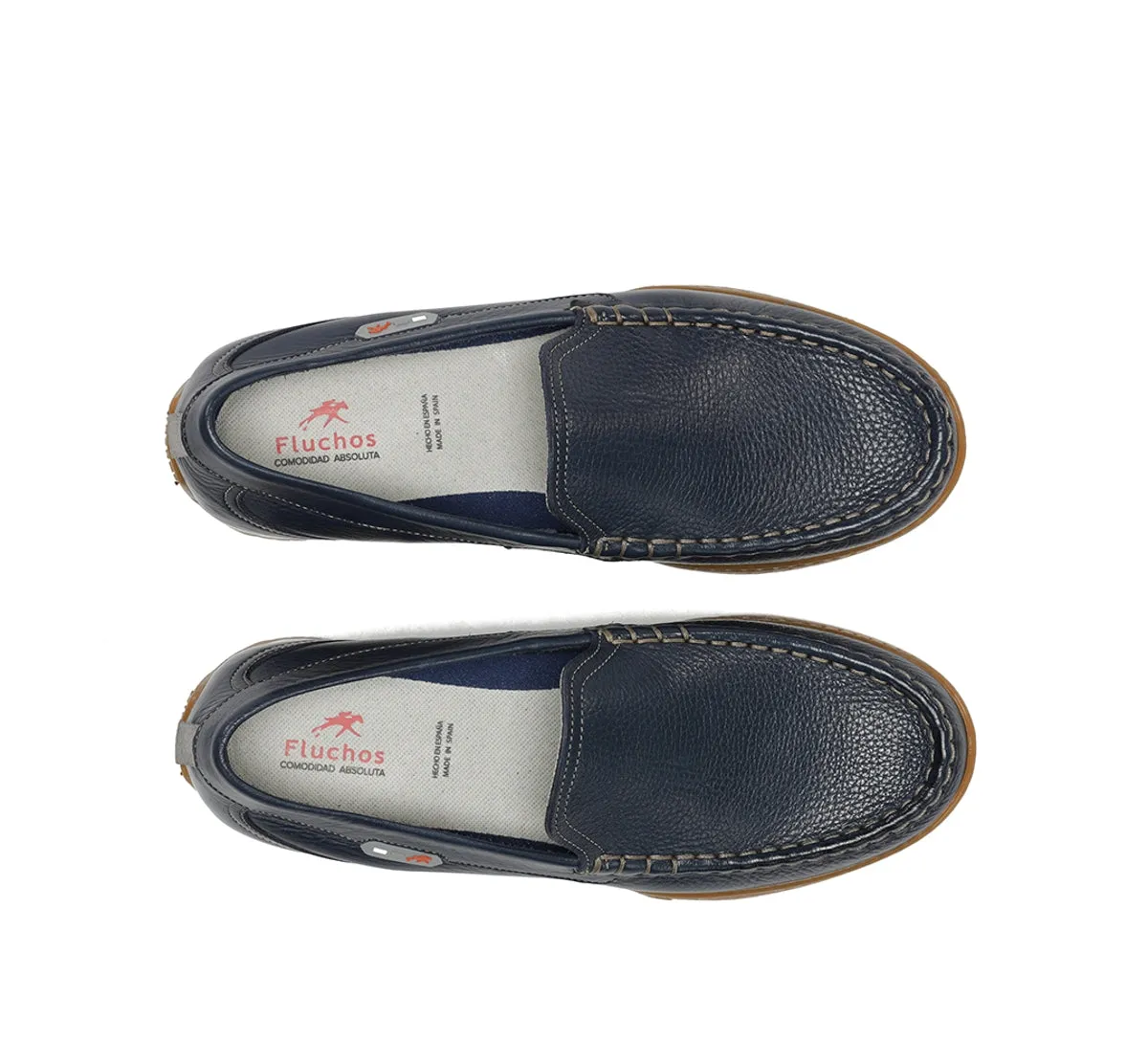 Fluchos Bruno F2432 mocassini blu uomo