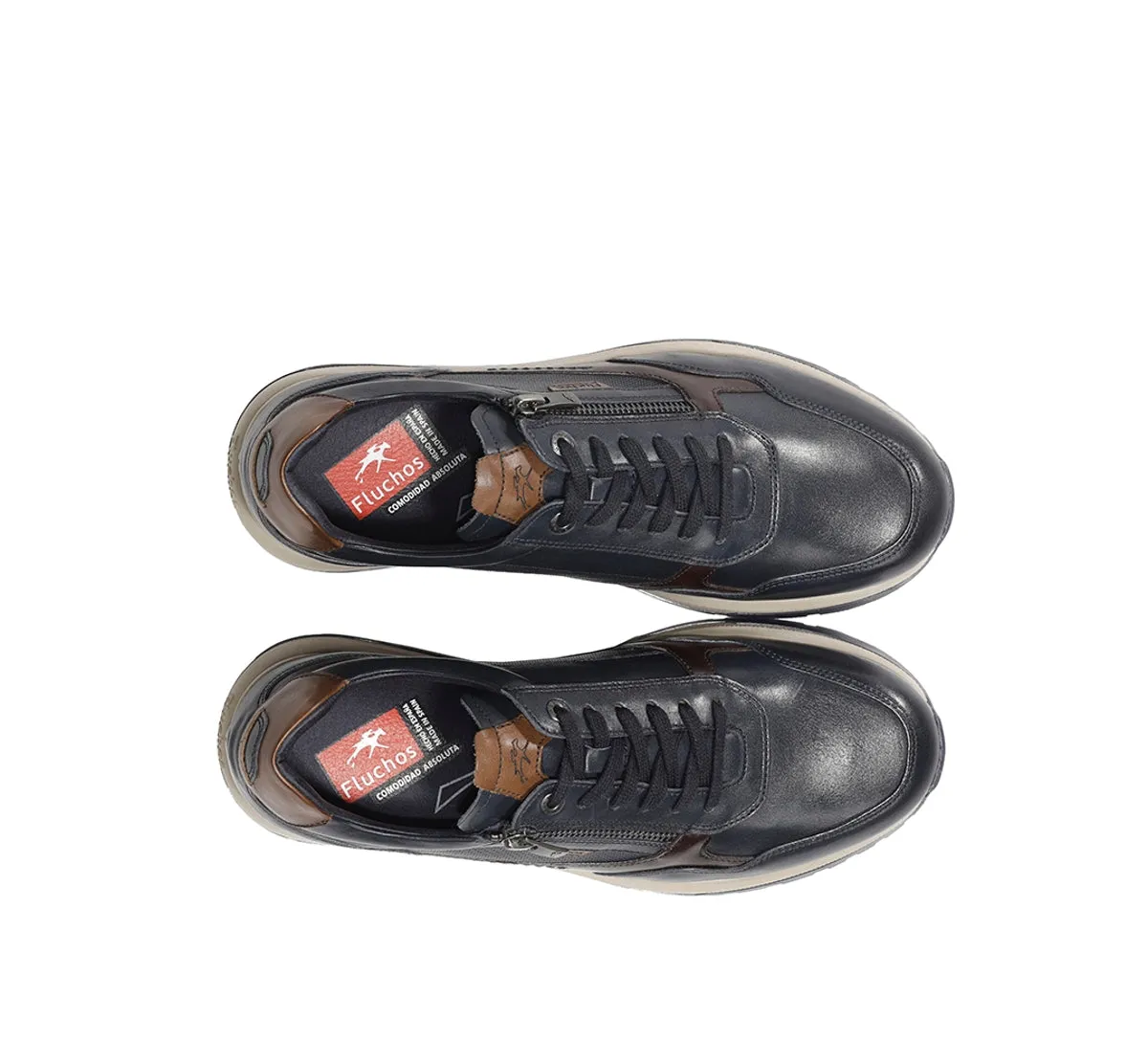 Fluchos Karter F2530 Sneakers Uomo Blu Stabilità Leggera
