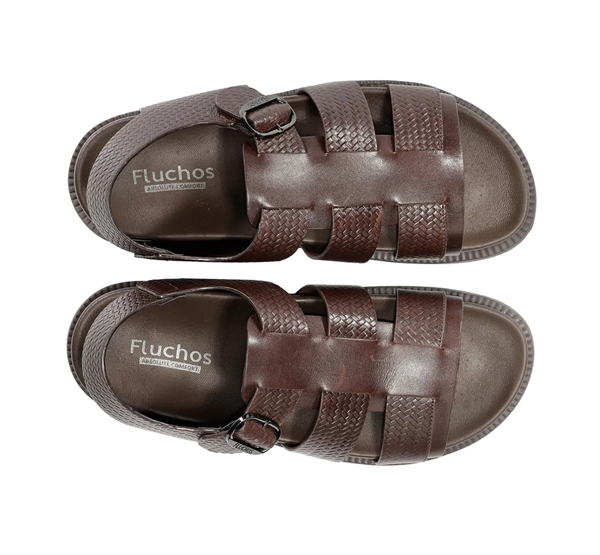 Fluchos Bari F2449 Sandalo Uomo Marrone Anatomico