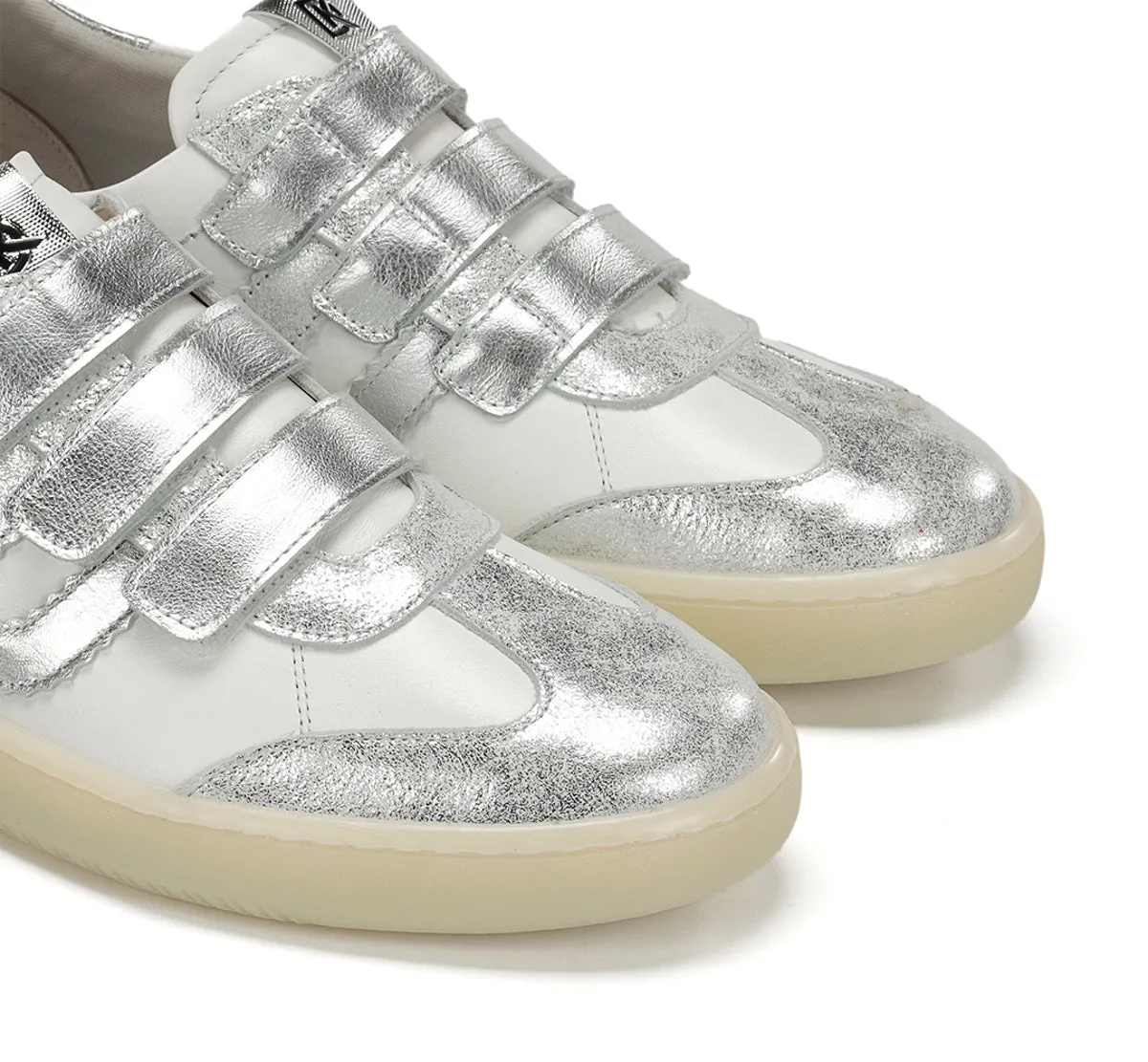 Fluchos Lynn D9610 sneakers donna argento metallizzato