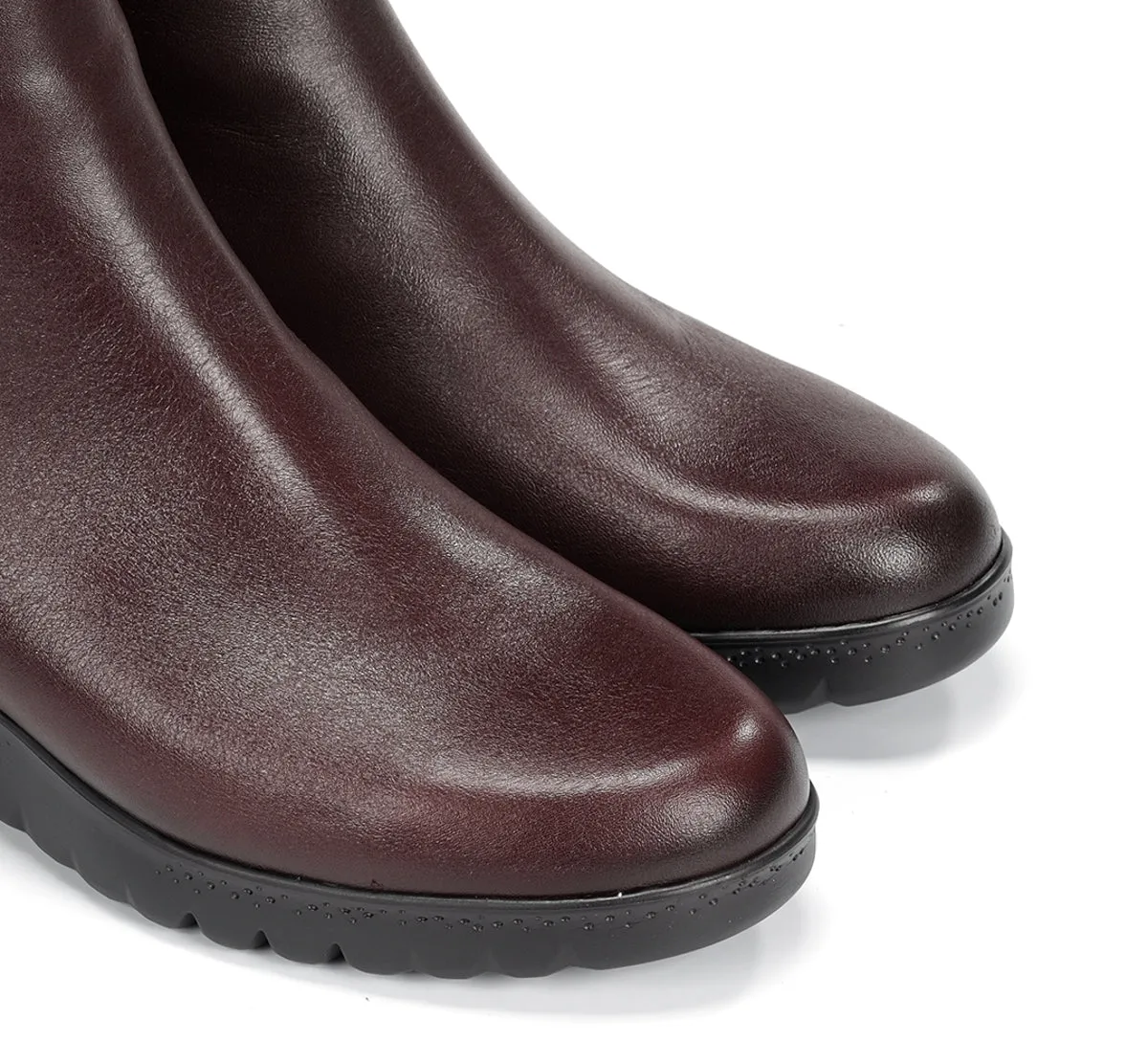 Fluchos Live F2100 stivaletto donna bordeaux zeppa