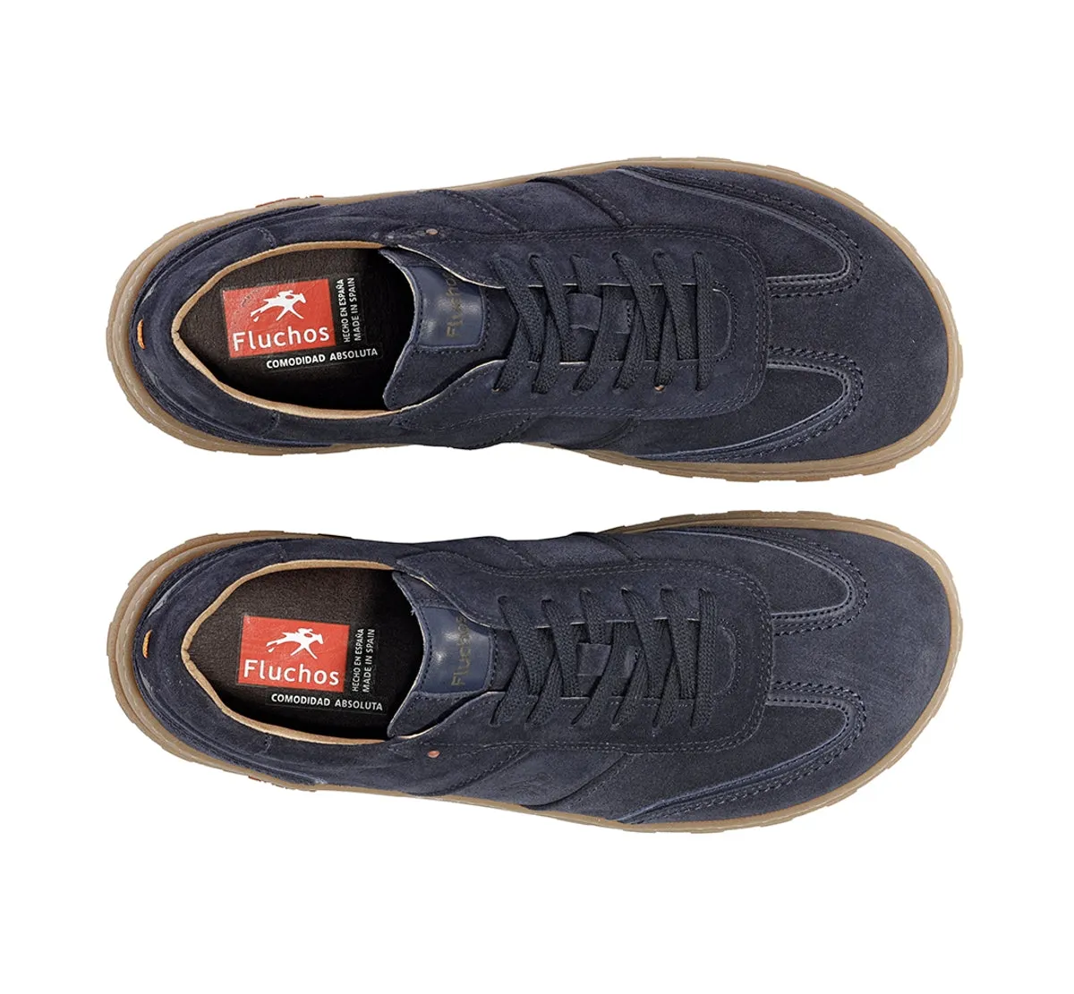 Fluchos Jerry F2502 sneakers uomo blu larga