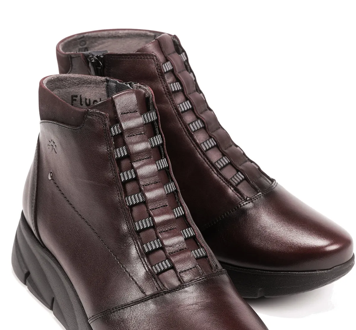 Fluchos Bona F1358 stivaletti donna bordeaux leggeri