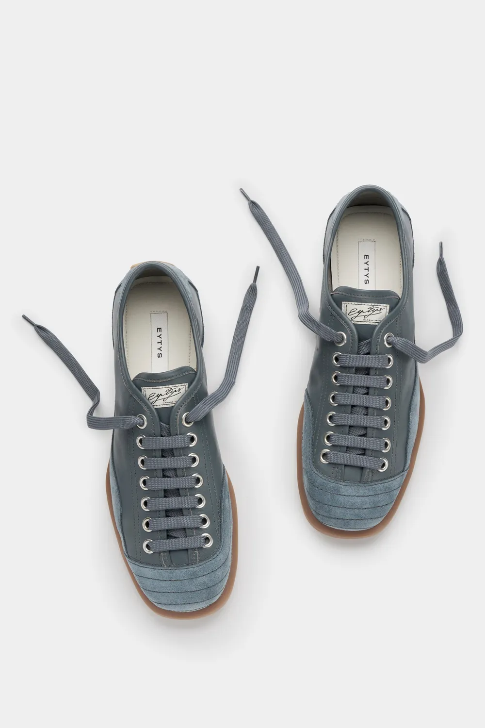 Eytys Balestra sneakers blu acciaio scamosciate