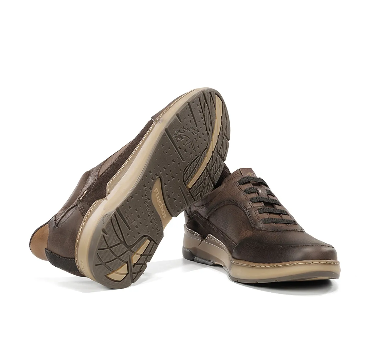 Fluchos Jeff F2511 sneakers uomo marrone slip-on